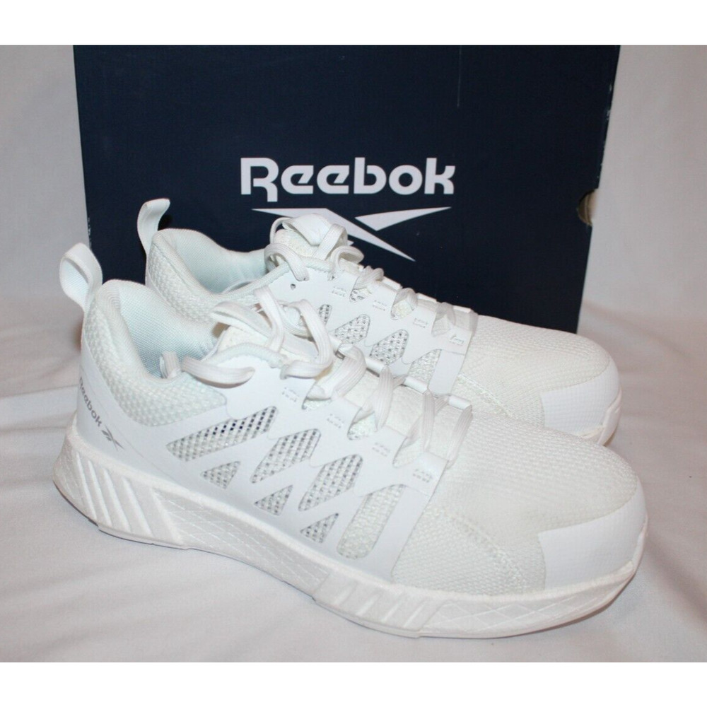 NIB Reebok Work Women's Fusion Flexweave Cage Work Boots White Sz 10